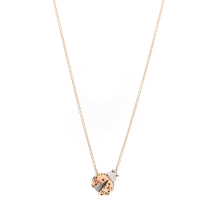 Tiffany 18K Rose Gold Sterling Silver Return to Tiffany Love Bugs Ladybug Pendant Necklace 1 of 6