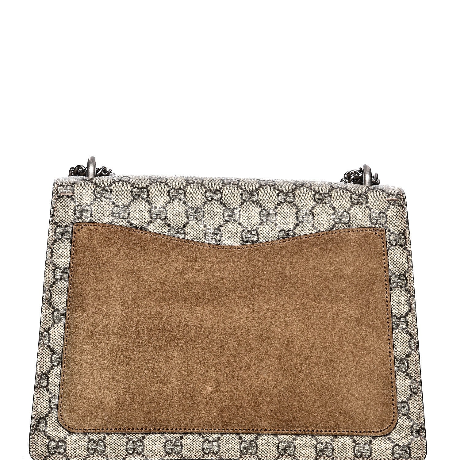 Gucci GG Supreme Monogram Medium Dionysus Shoulder Bag Taupe 10 of 11