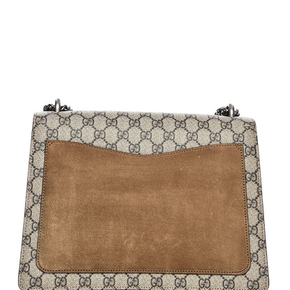 Gucci GG Supreme Monogram Medium Dionysus Shoulder Bag Taupe 10 of 11