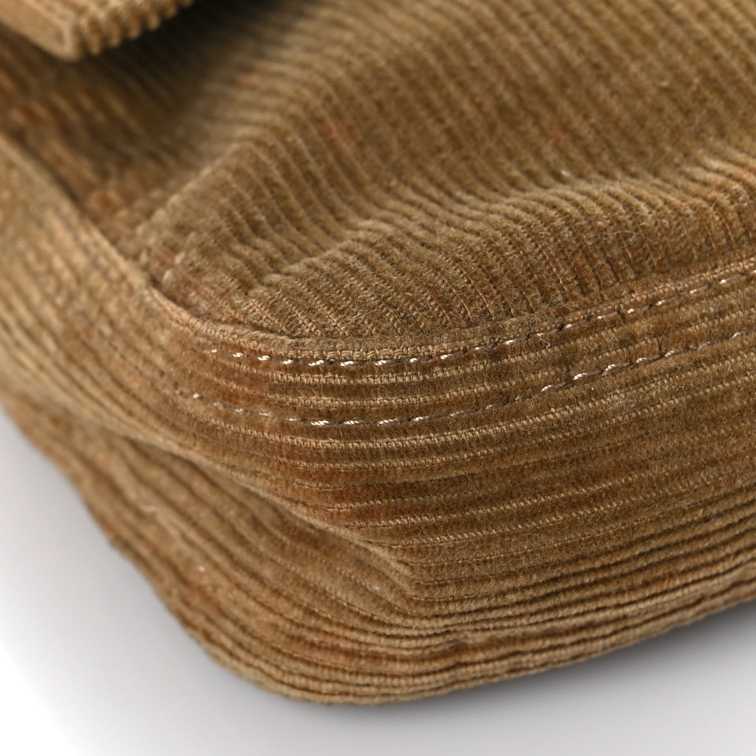 Fendi Corduroy Baguette Beige 7 of 8