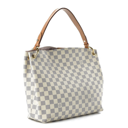 Louis Vuitton Damier Azur Graceful PM Rose Ballerine 3 of 9