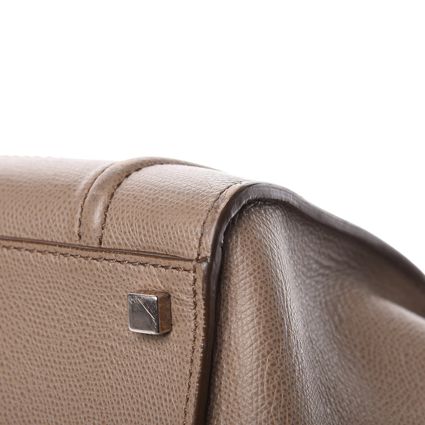 Grained Calfskin Medium Phantom Luggage Taupe