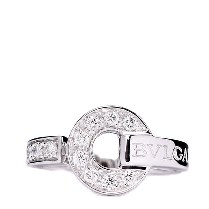 Bulgari 18K White Gold Diamond Bvlgari Bvlgari Ring 47 4.25 1 of 5