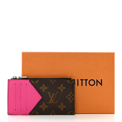 Louis Vuitton Monogram Calfskin Coin Card Holder Rose 7 of 7