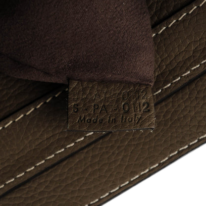 Celine Drummed Calfskin Micro Luggage Souris 8 of 9