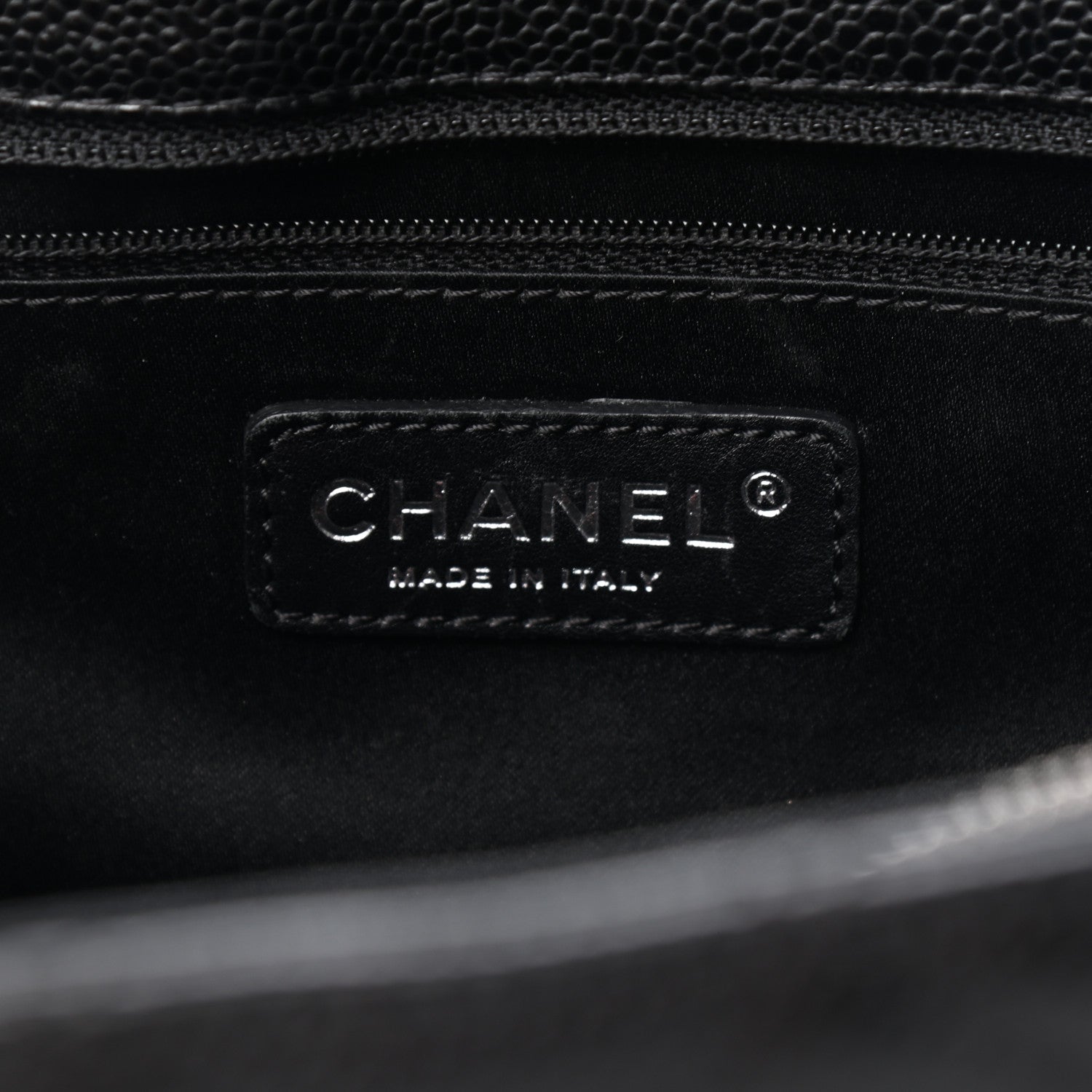 Chanel Caviar Quilted Grand Shopping Tote GST Black 6 of 9