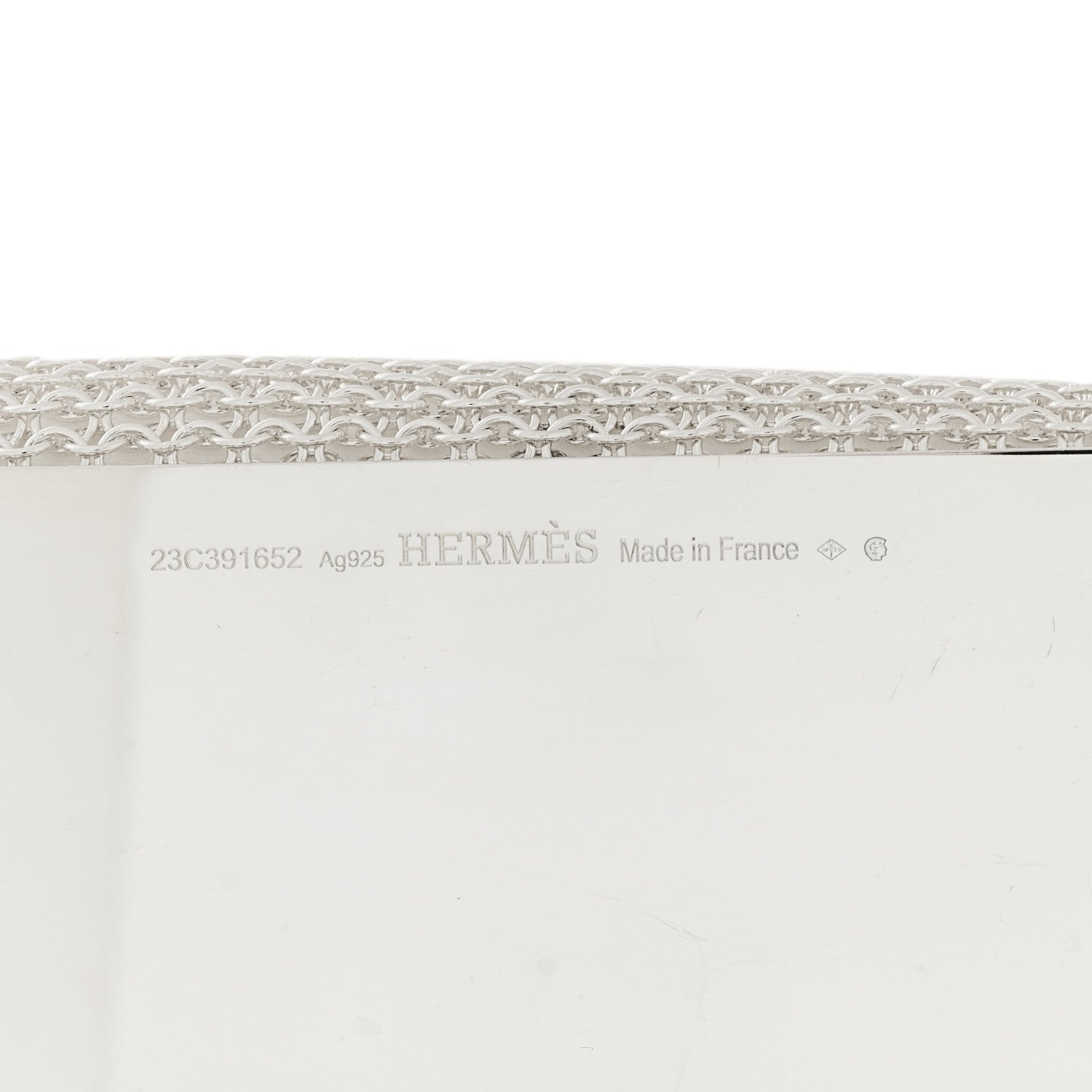 Hermes Sterling Silver Kellymorphose Bijou Kelly Sellier 6 of 10