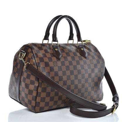 Louis Vuitton Damier Ebene Speedy Bandouliere 30 3 of 10