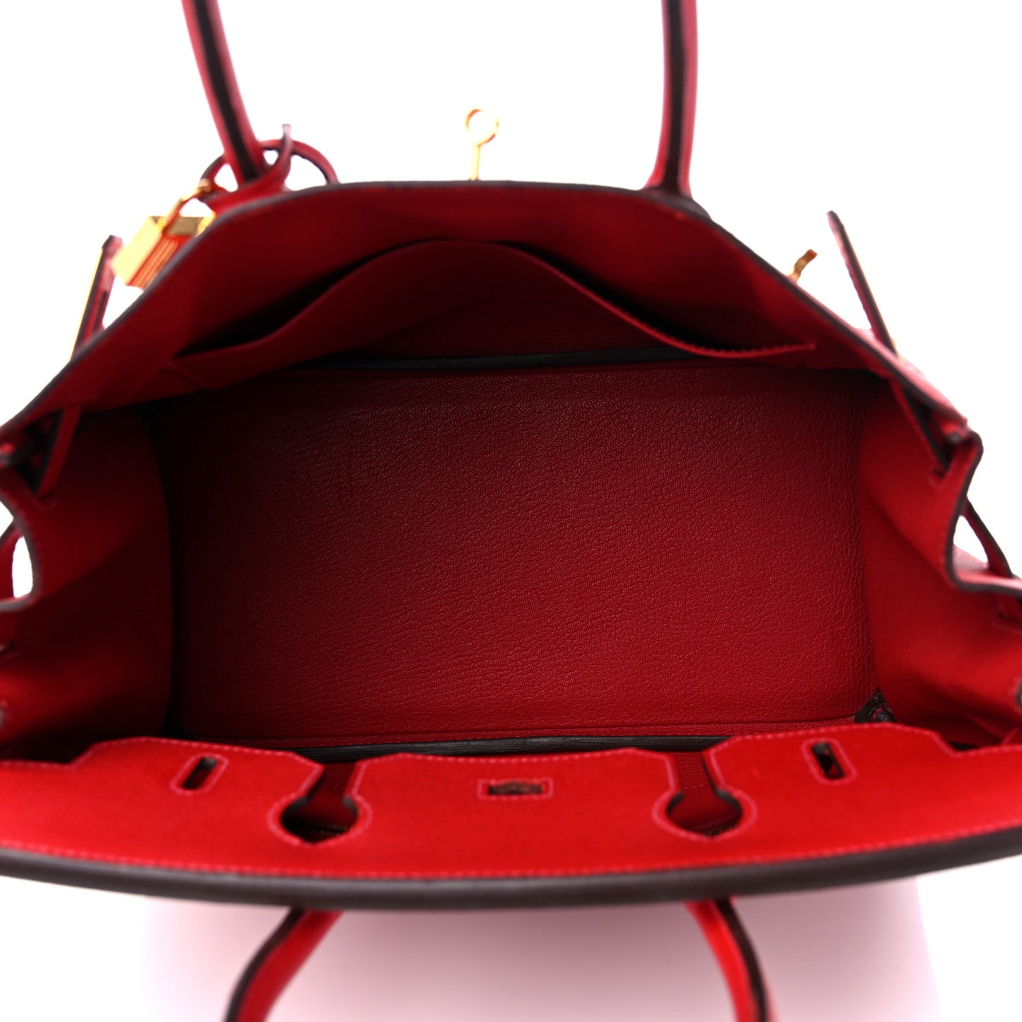 Epsom Birkin 30 Rouge Casaque