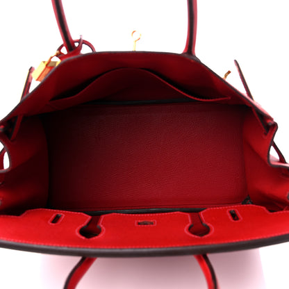 Hermes Epsom Birkin 30 Rouge Casaque 5 of 18