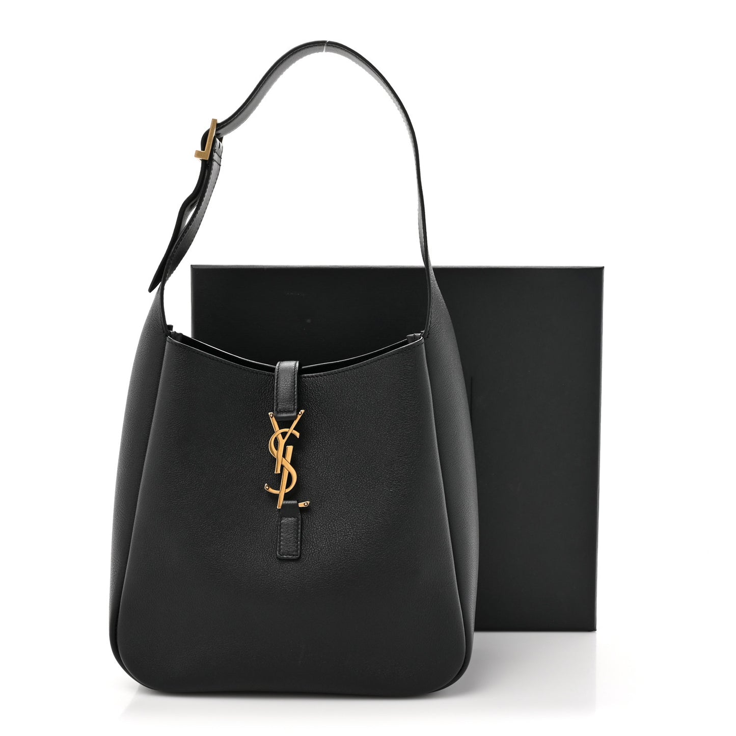 Smooth Calfskin Small Le 5 A 7 Soft Hobo Black