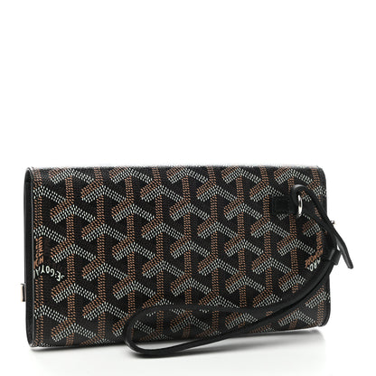 Goyard Goyardine Monte Carlo Bois Clutch Black 3 of 7