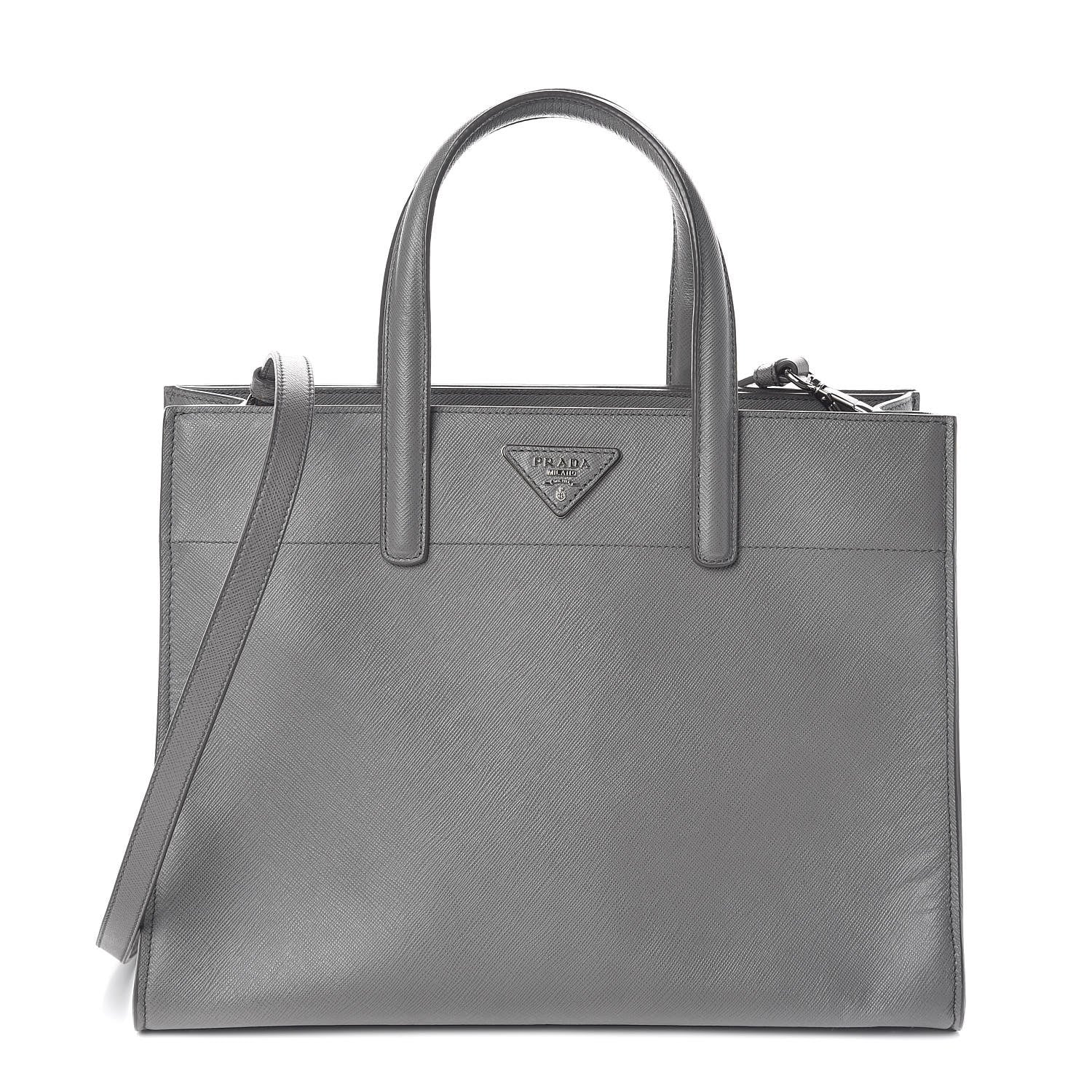 Prada Saffiano Soft Tote Marmo 1 of 9