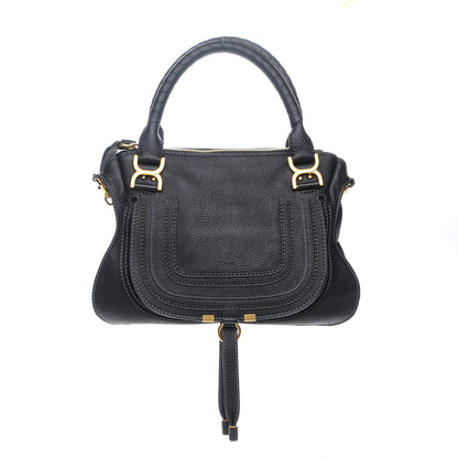 Chloe Calfskin Medium Marcie Satchel Black 1 of 8