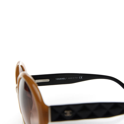 Chanel Quilted CC Mod Sunglasses 5120 Brown 5 of 8