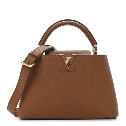 Louis Vuitton Taurillon Capucines BB Tan 1 of 9
