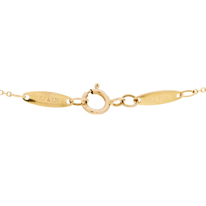 Tiffany 18K Yellow Gold Elsa Peretti Letter H Pendant Necklace 4 of 6