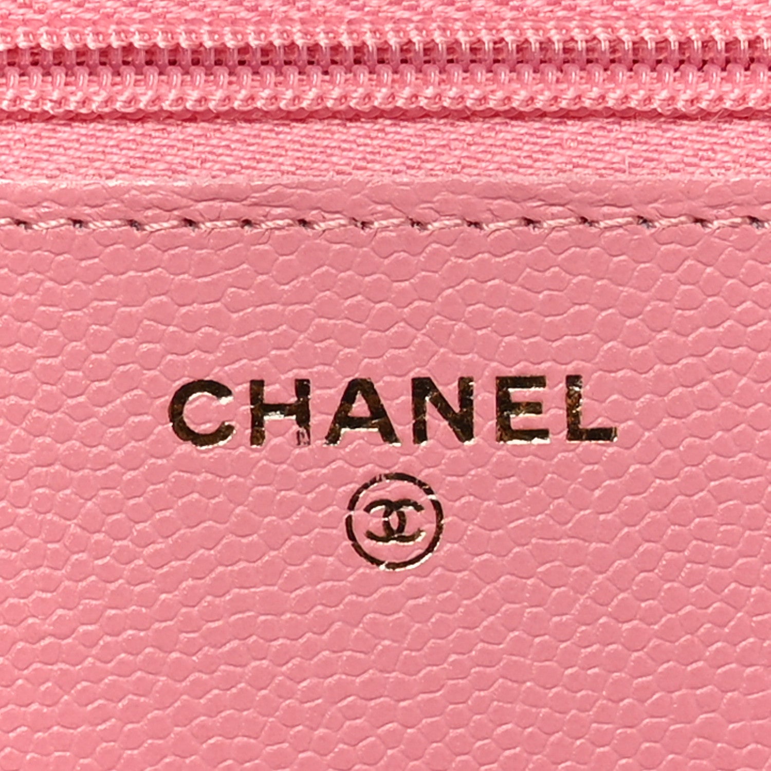 Chanel Caviar Quilted Wallet On Chain WOC Dark Pink 6 of 13
