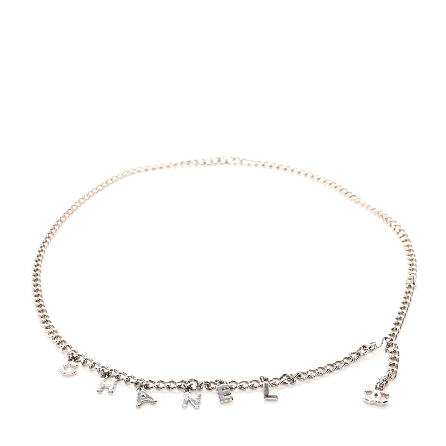 Chanel Metal CC Chain Logo Belt Silver 1 of 5