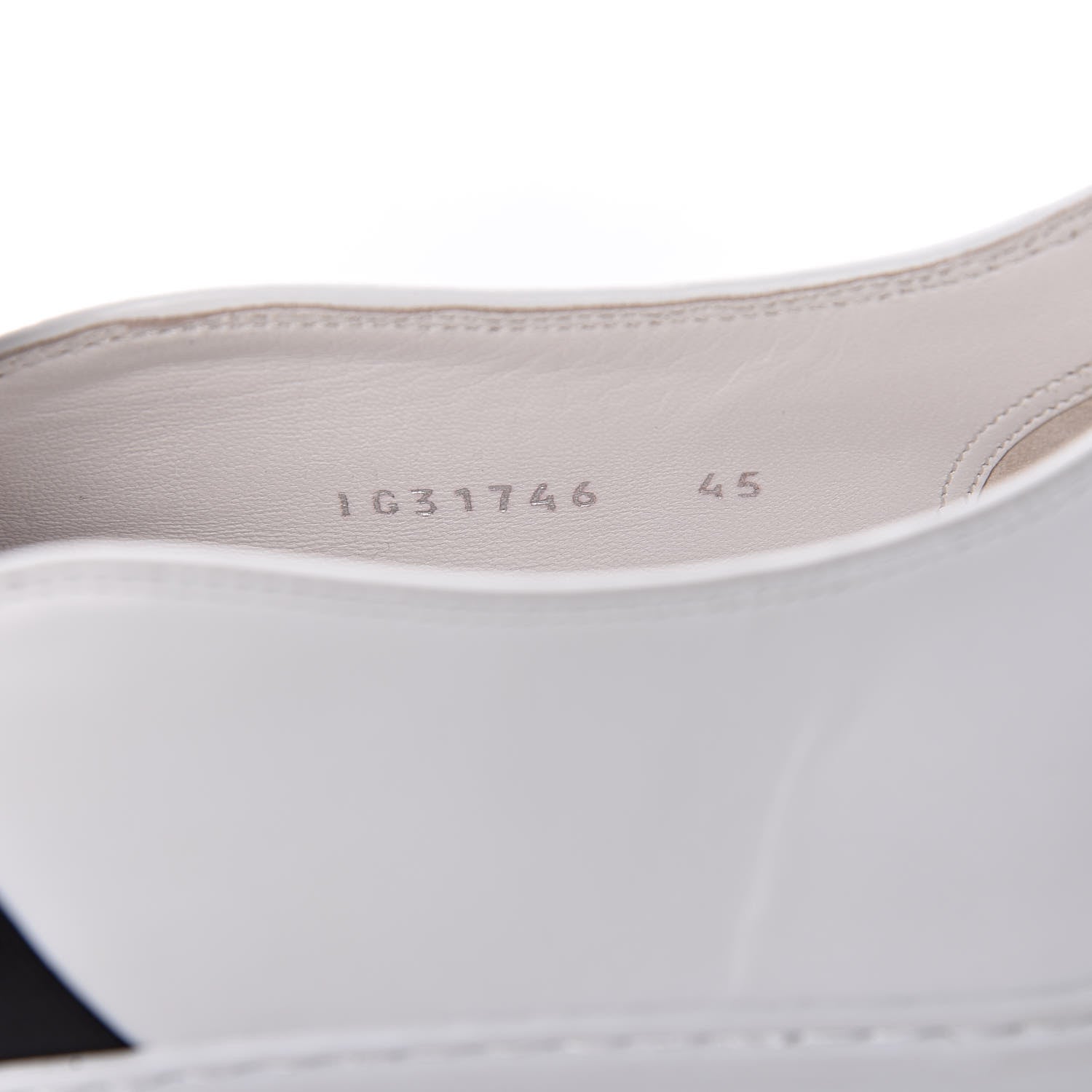 Chanel Calfskin Slip On Sneakers 45 White Black 6 of 16