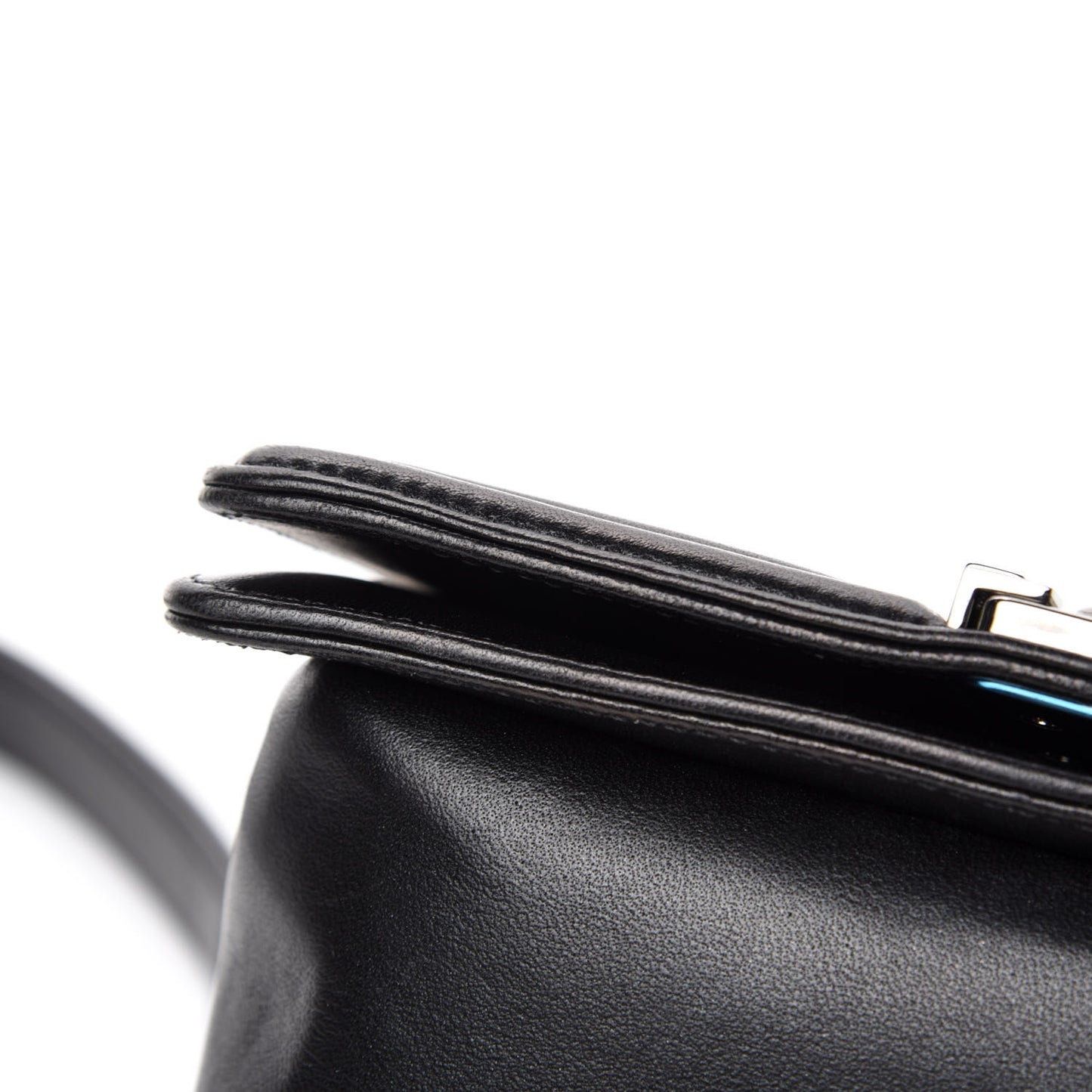 Galuchat Stingray Small Boy Flap Black