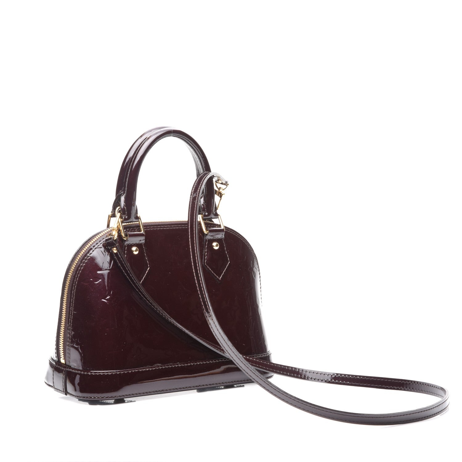 Louis Vuitton Vernis Alma BB Amarante 4 of 9