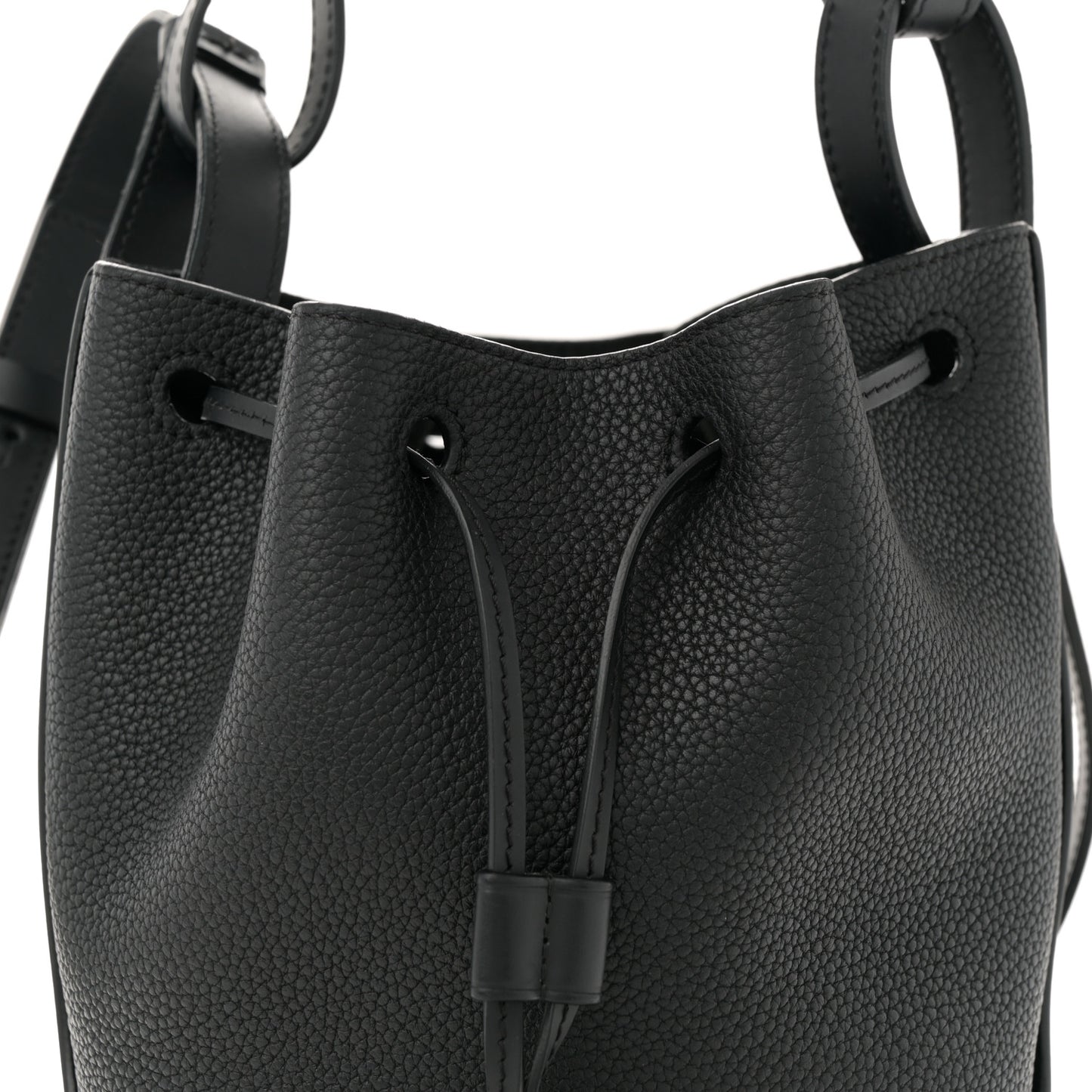 Nappa Calfskin Small Balloon Bag Black