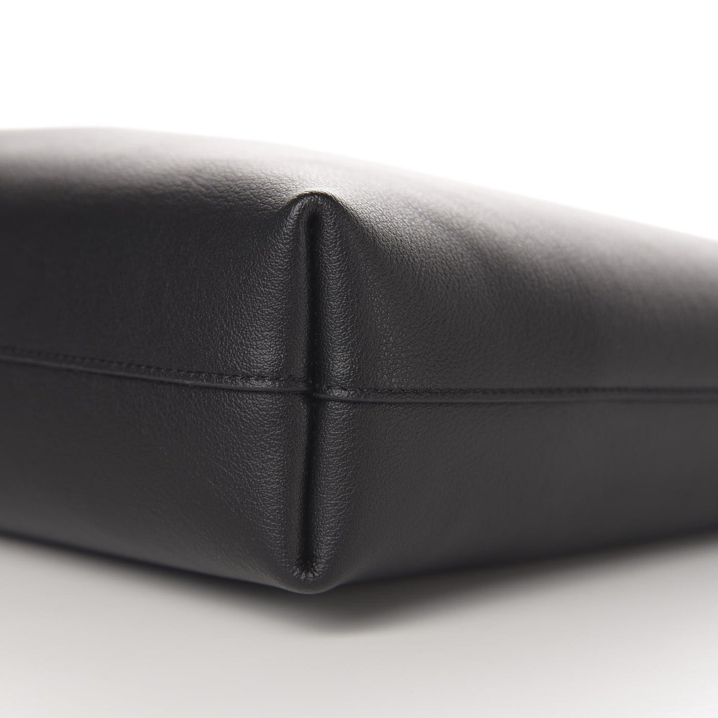 Calfskin Toy Shopping Tote Black