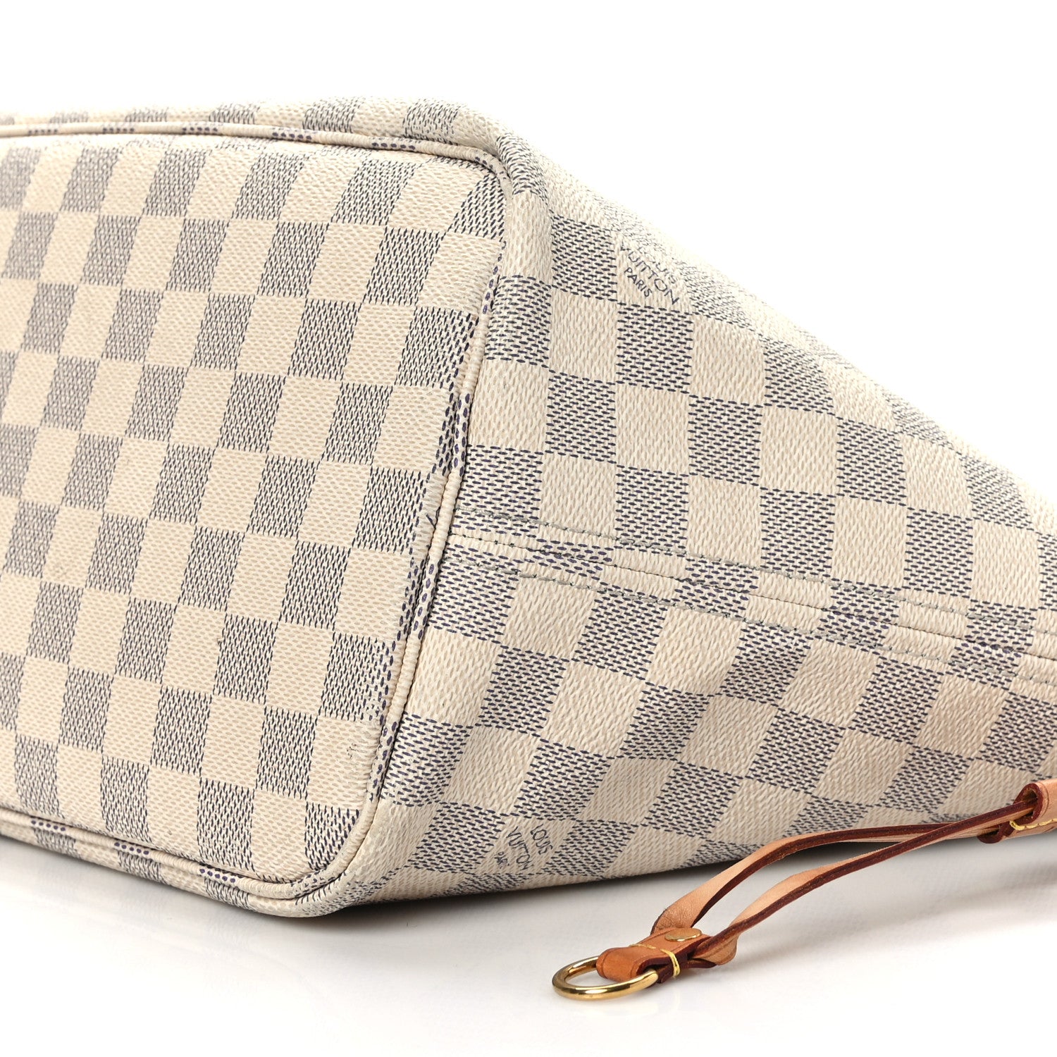 Louis Vuitton Damier Azur Neo Neverfull MM Rose Ballerine 10 of 11