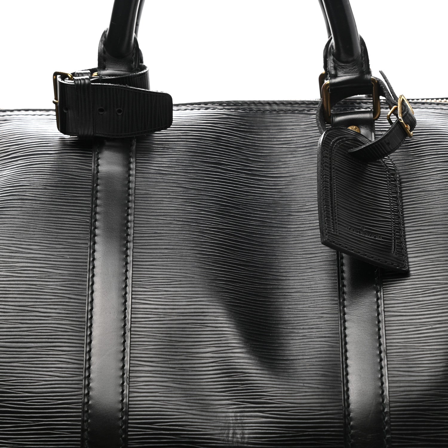 Louis Vuitton Epi Keepall 55 Black 9 of 12