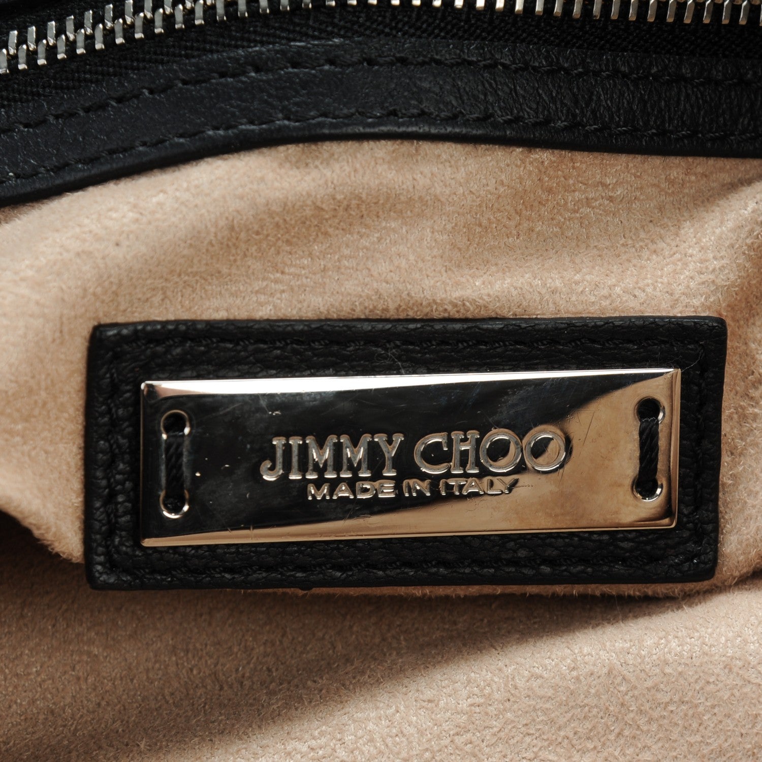 Jimmy Choo Lambskin Large Biker Hobo Black 7 of 7