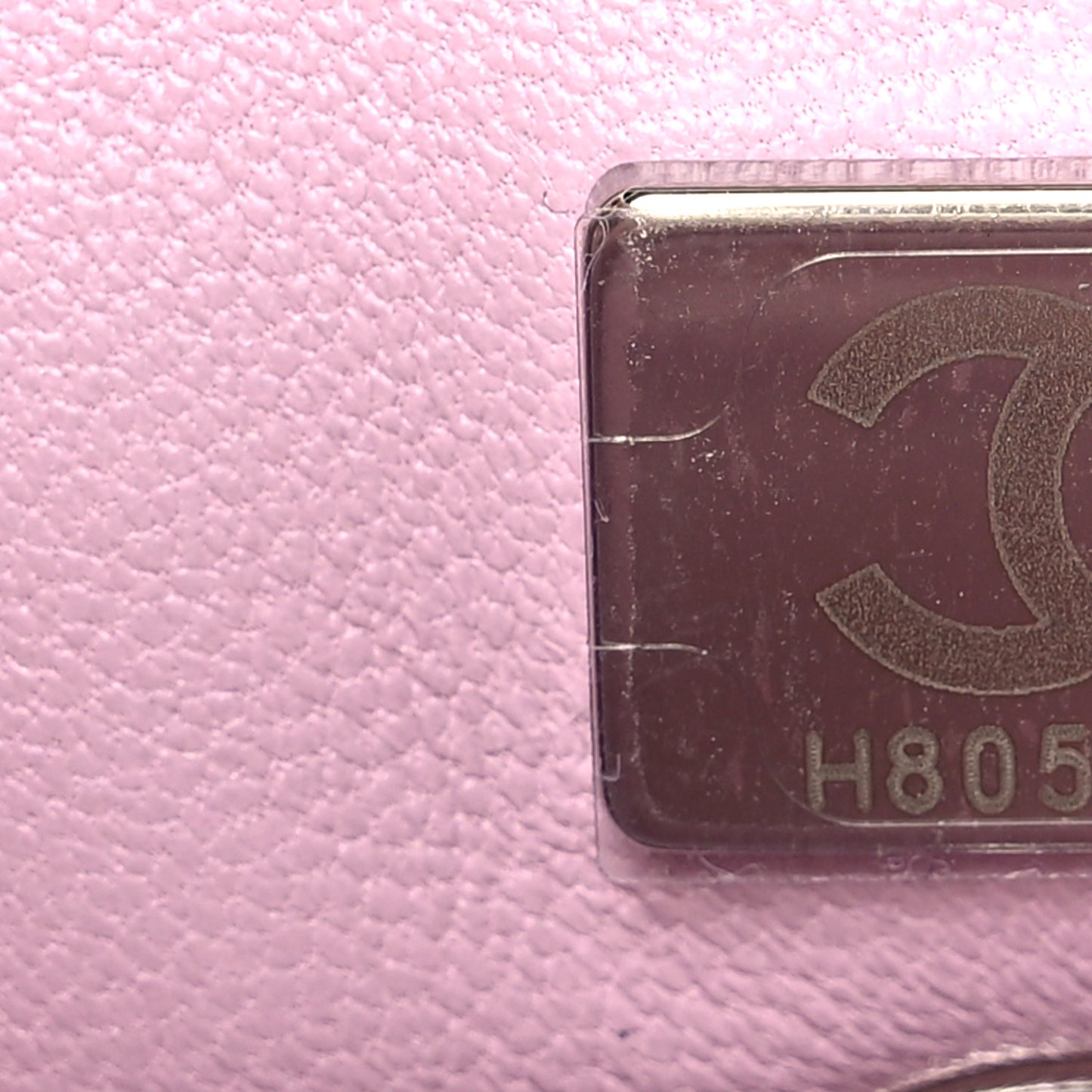 Iridescent Caviar Quilted Mini Coco Handle Flap Pink