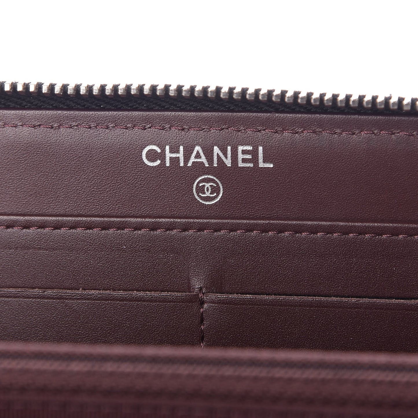 Caviar Quilted Large Gusset Zip Around Wallet Black