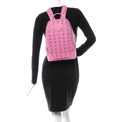 MCM Visetos Small Duke Backpack Pink 2 of 8
