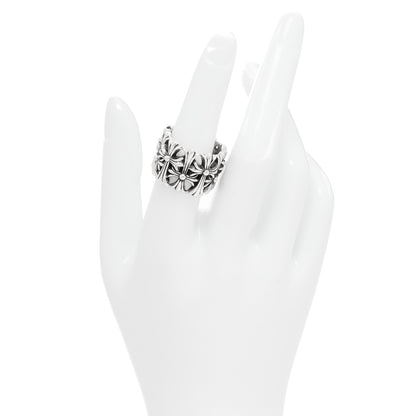 Chrome Hearts Sterling Silver Cemetery Cross Ring 54 6.75 2 of 7