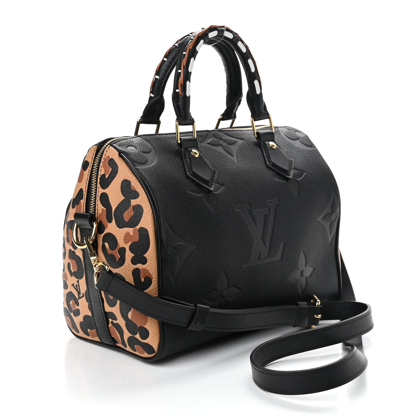 Empreinte Monogram Giant Wild At Heart Speedy Bandouliere 25 Black