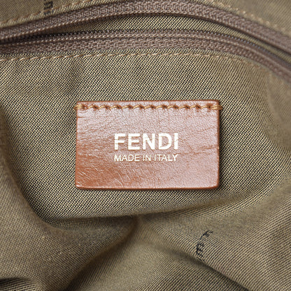 Fendi Crinkled Lambskin Mia Shoulder Flap Camel 6 of 20
