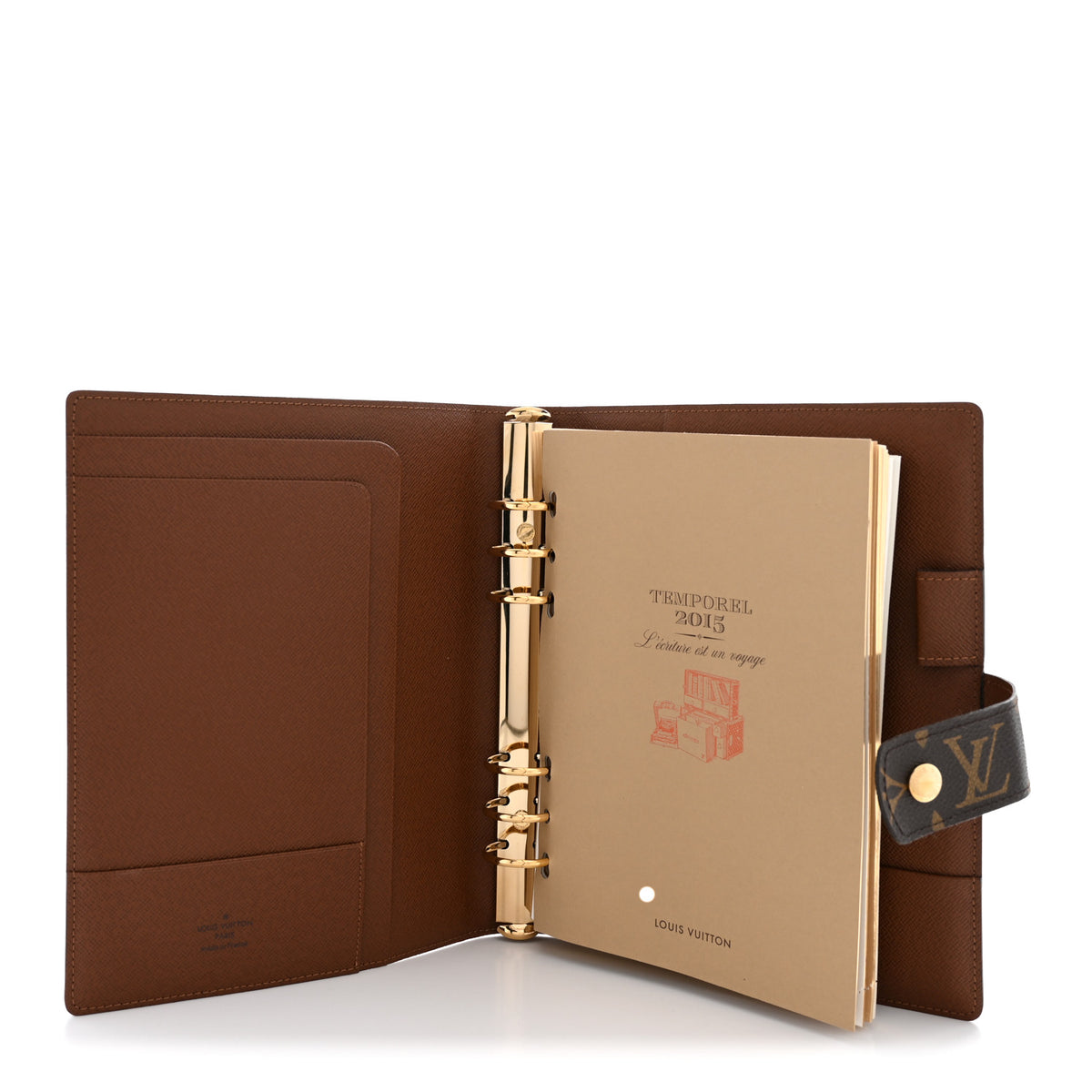 Monogram Large Ring Agenda Cover