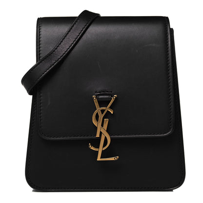 Saint Laurent Smooth Calfskin North South Kaia Satchel Black 1 of 8
