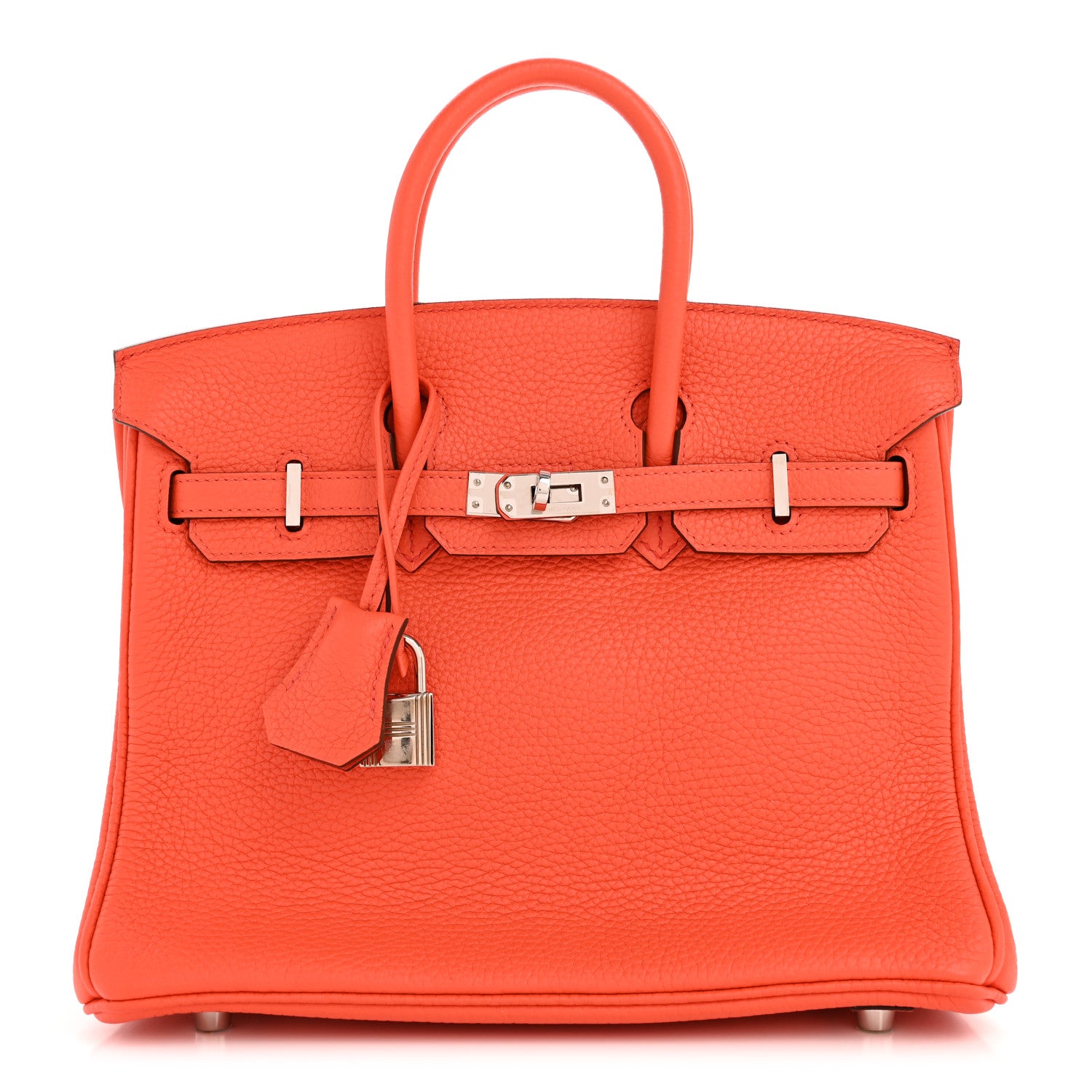 Hermes Togo Birkin 25 Orange Poppy 1 of 11