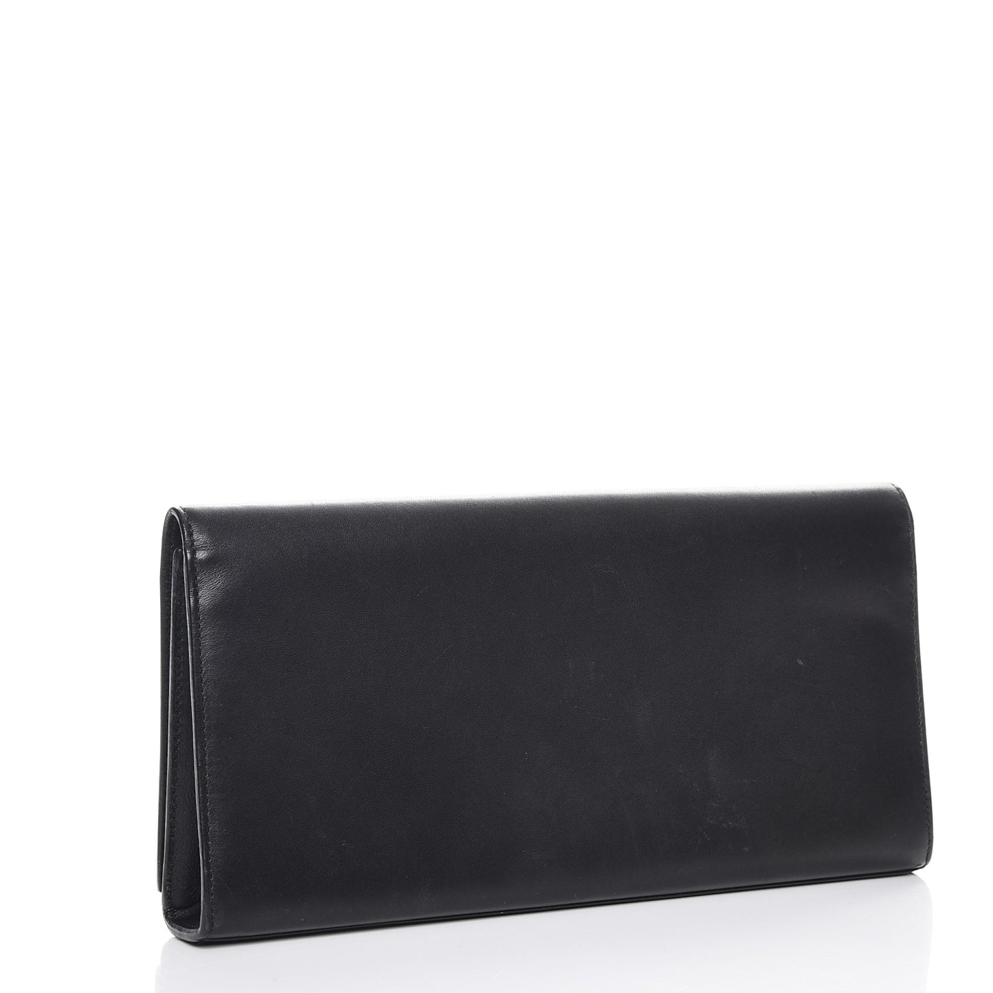 Calfskin Classic Monogram Clutch Black