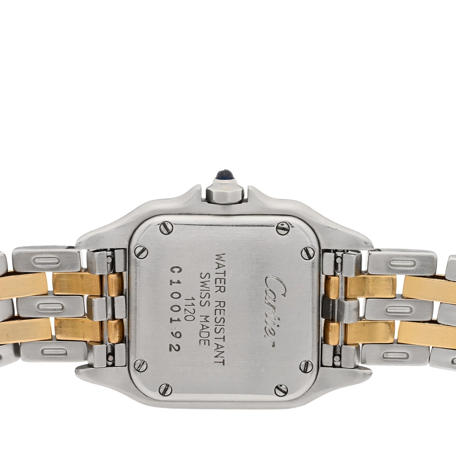 Cartier Stainless Steel 18K Yellow Gold 22mm Panthere Quartz Watch 8 of 8