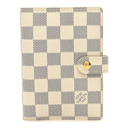 Louis Vuitton Damier Azur Small Ring Agenda Cover 2 of 12