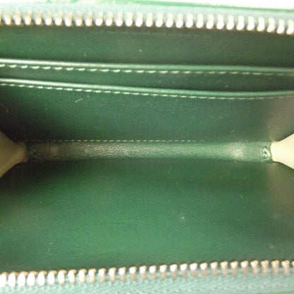 Burberry Patent Check Embossed Zip Wallet Veridian Green 5 of 9