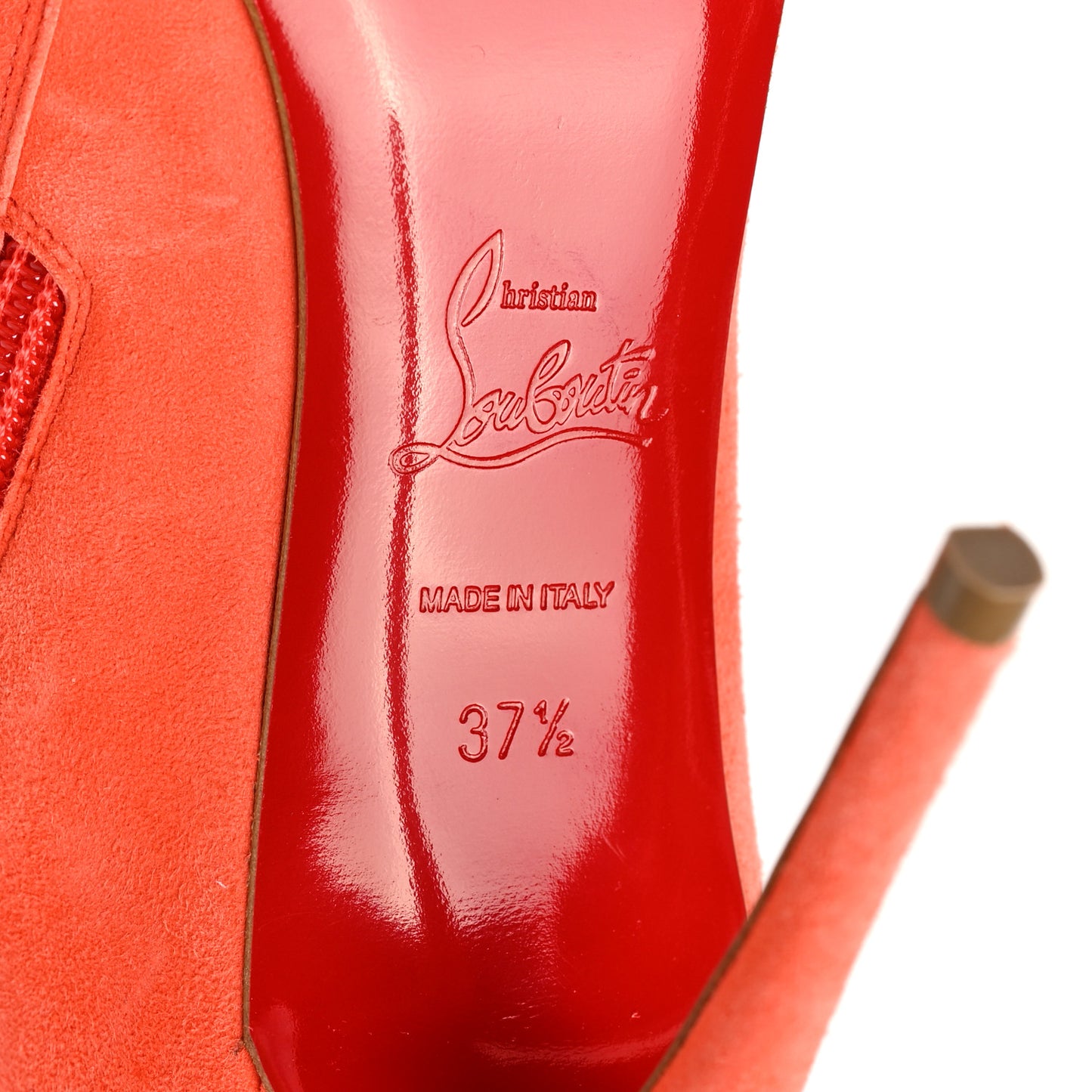 Veau Velours So Kate Booty 100 Ankle Boots 37.5 Orange