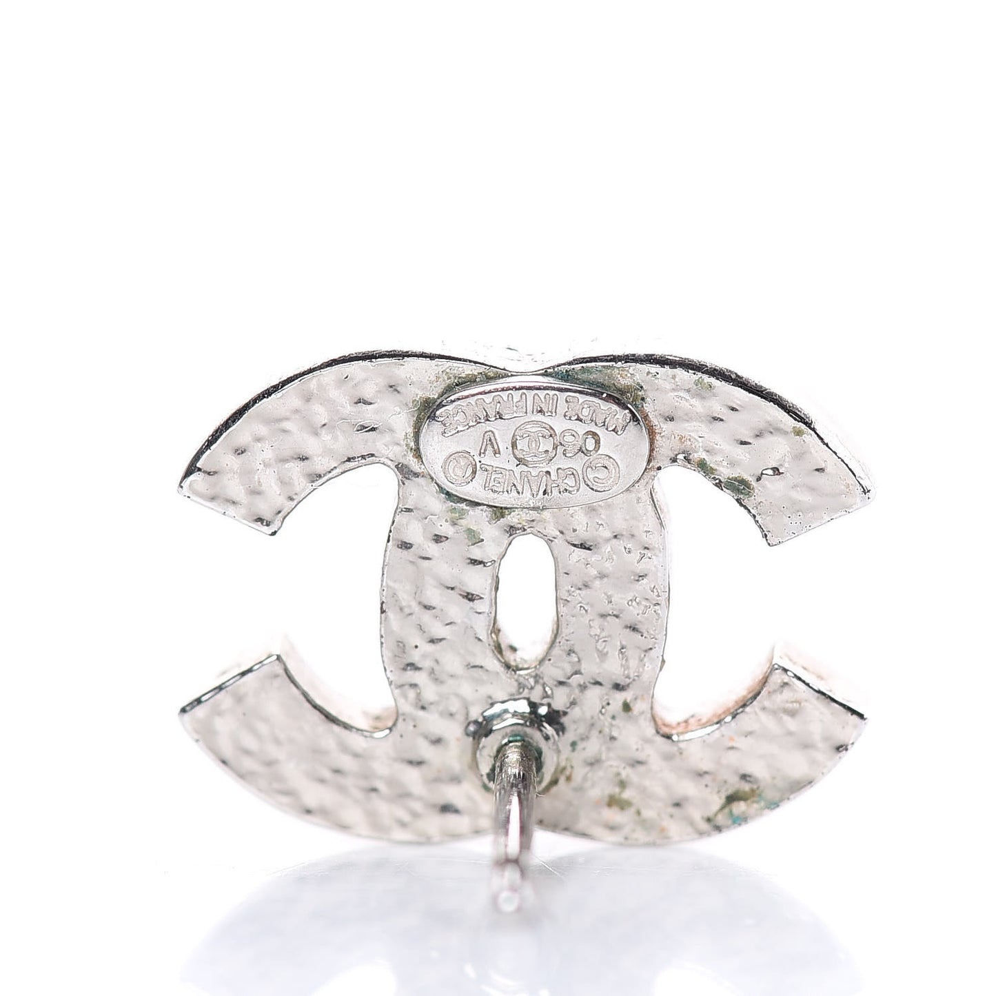 Crystal Mini Timeless CC Earrings Silver