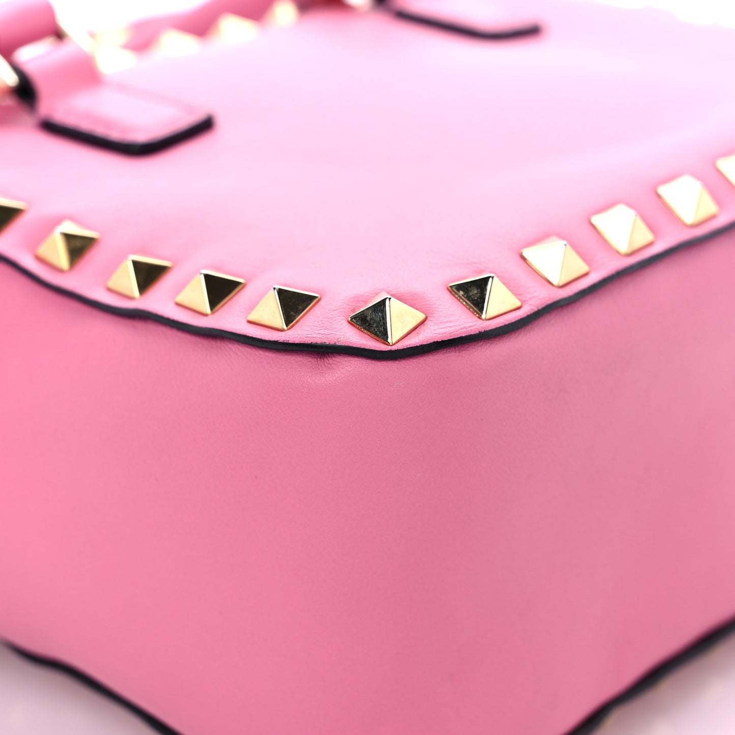 Vitello Mini Rockstud Convertible Satchel Ninphea