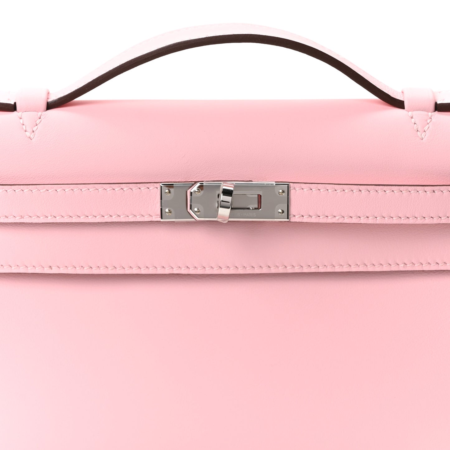 Swift Kelly Pochette Clutch Rose Sakura