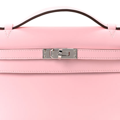 Hermes Swift Kelly Pochette Clutch Rose Sakura 7 of 10