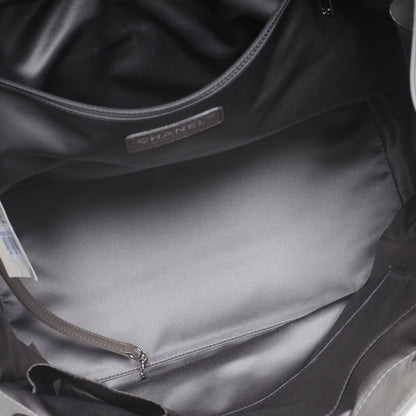 Chanel Lambskin Quilted East West Large Tote Grey 5 of 7
